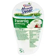 Twaróg Mazurski Smak klinek półtłusty 250g