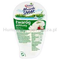 Twaróg Mazurski Smak klinek półtłusty 250g