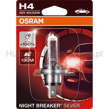 Osram Night Breaker Silver H4 60/55W P43T 12V (64193Nbs-01B)
