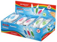 Gumka uniwersalna KEYROAD Duo-Pointer, pakowane na displayu, mix kolorow - 2