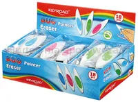 Gumka uniwersalna KEYROAD Duo-Pointer, pakowane na displayu, mix kolorow - 2