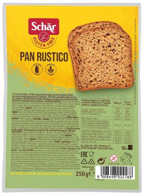 Pan Rustico- chleb wiejski BEZGL. 250 g