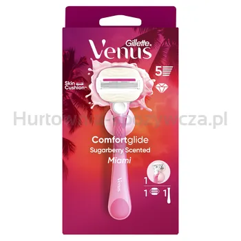 Gillette Venus ComfortGlide Sugarberry Miami Pachnąca Maszynka do golenia dla kobiet