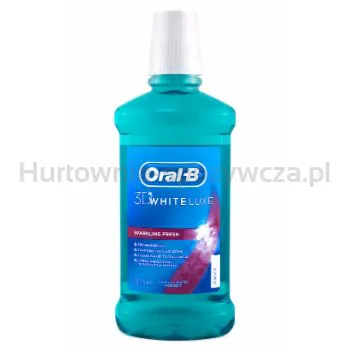 Oral-B Płyn Do Płukania Ust 3D White Luxe Perfection500 Ml, Bez Alkoholu