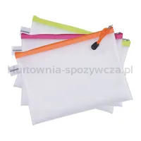 Torebka DONAU Zipper Bag, A4, 343x246 mm, EVA, z suwakiem, mix kolorów - 7