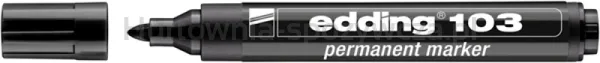 Marker permanentny e-103 EDDING, czarny
