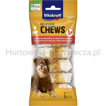 Vitakraft CHEWS deli kość wiązana kurczak S 5 szt. 70g