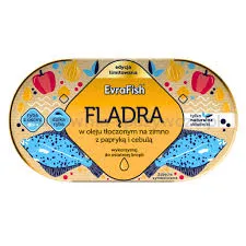 Evrafish Flądra W Oleju Z Papryką I Cebulą 170 G