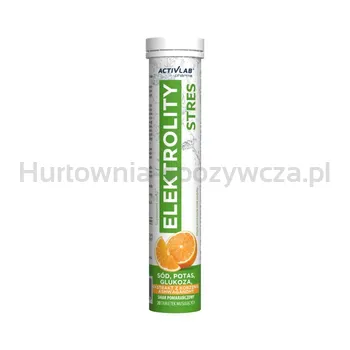 Activlab Elektrolity Stres Smak Pomarańczowy (Tuba/20 Tab.) Suplement Diety.