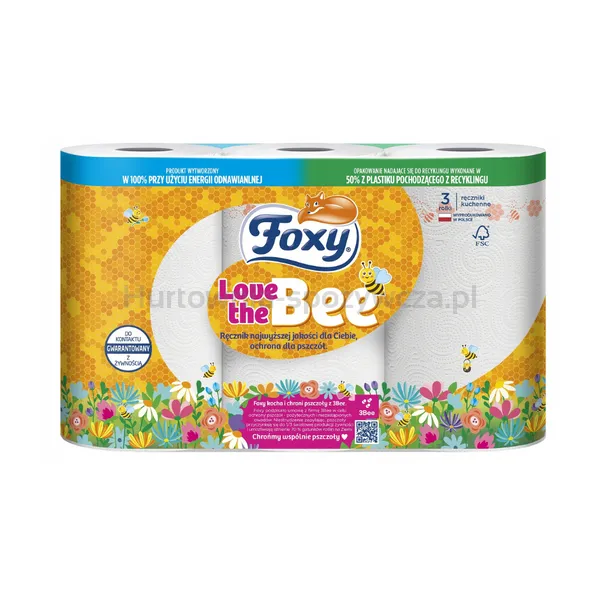Ręcznik kuchenny Foxy Love The Bee 3 rolki