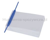 Office Products Klipsy archiwizacyjne E-Clip, grubość pliku max. 7cm, niebieski  - 2