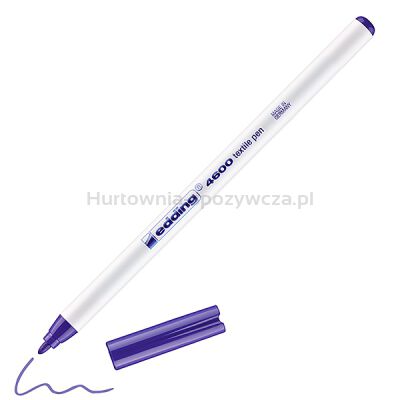 Pisak tekstylny e-4600 EDDING, 1 mm, fioletowy