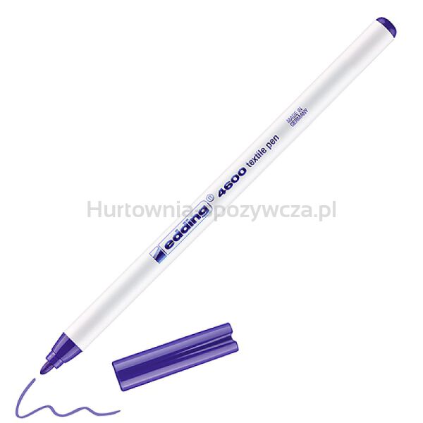 Pisak tekstylny e-4600 EDDING, 1 mm, fioletowy