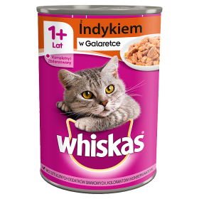 *Whiskas Z Indykiem W Galaretce Karma Pełnoporcjowa 400 G