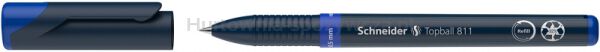Pióro kulkowe SCHNEIDER Topball 811, 0,5 mm, niebieskie - 2