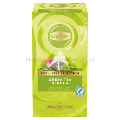 Lipton Herbata Piramidki Green Tea Sencha 25 Kopert  