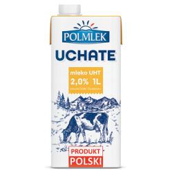 Polmlek Mleko Uchate Uht 2,0% 1 L(1 Warstwa 144 sztuki)