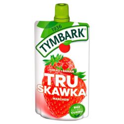 Tymbark Mus 100% Truskawka Jabłko Banan Marchew 120 G