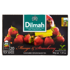 Dilmah Mango &Amp Strawberry Flavoured Black Tea 20X2 G