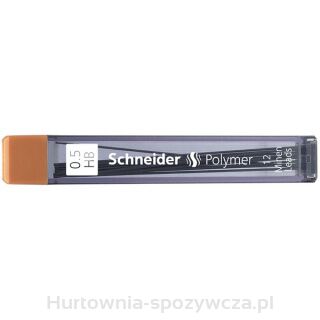 Wkłady Grafitowe Do Ołówka Schneider, 0,5 Mm, Hb, 12 Szt.