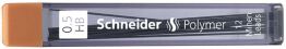Schneider Wkłady grafitowe do ołówka 0,5 mm, HB, 12 szt. 