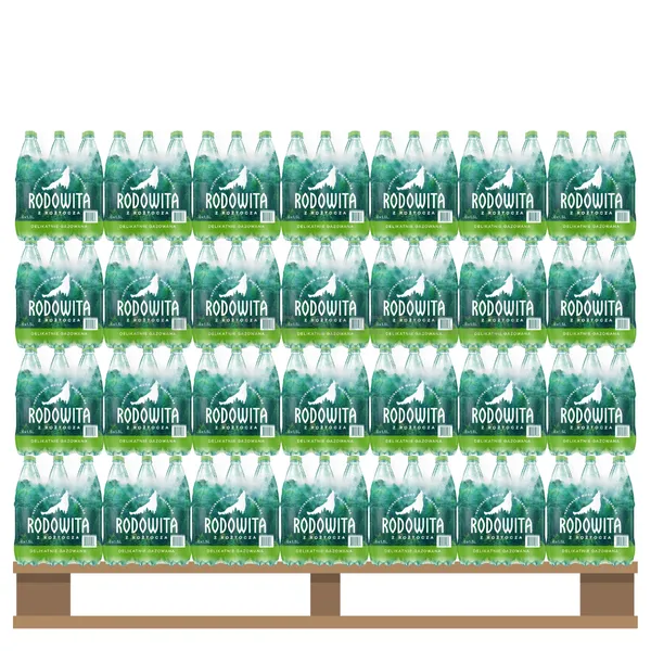 Woda Rodowita Delikatnie Gazowana 1,5L <br>(Paleta 456 szt.)