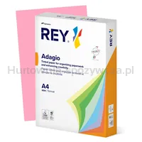 Rey Adagio Papier ksero A4, 80gsm, 05 różowy pastel *RYADA080X422 R200, 500 ark.  - 2