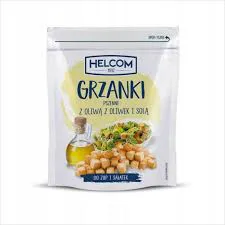 Helcom Grzanki pszenne z oliwą z oliwek i solą 100 g