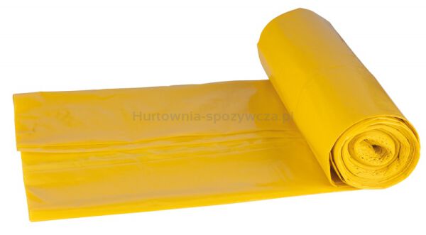 Worki na śmieci DONAU ECO, do segregacji plastiku, 120l, 10 szt., żółte - 2