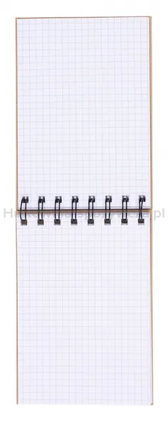 Kołonotatnik OFFICE PRODUCTS, craft, A6, w kratkę, 80 kart., 80gsm, brązowy