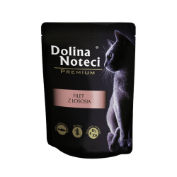 Dolina Noteci Premium Mokra karma saszetka dla kota filet z łososia 85g