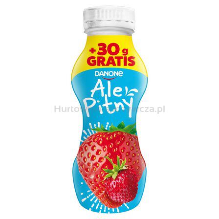 Danone Ale Pitny Truskawka-Poziomka 270g + 30g