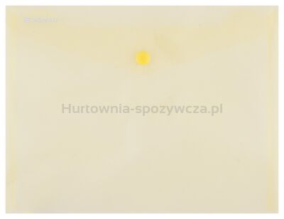Donau Teczka kopertowa zatrzask, PP, C5, 180mikr., żółta 