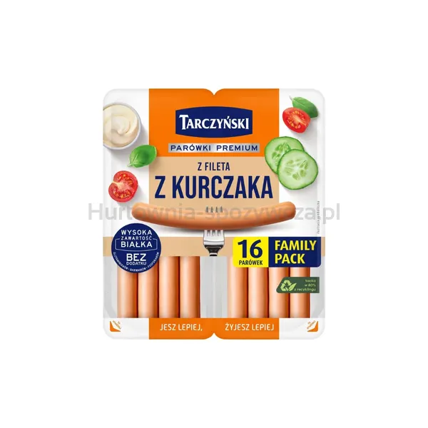 Tarczyński Parówki z Fileta z Kurczaka Family Pack 440g 