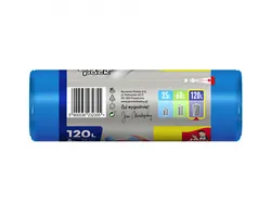 Worki Easy-Pack JAN NIEZBĘDNY, 120l, 15szt., niebieskie