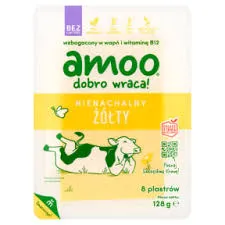 Amoo ser nienachalny żółty 128g
