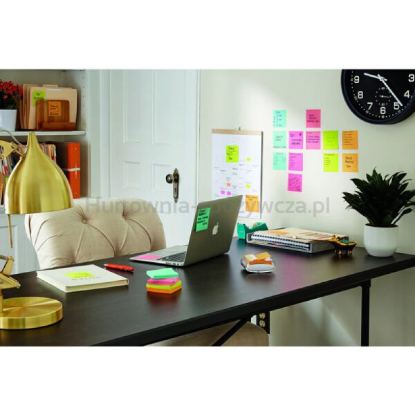 Post-It Karteczki samoprzylepne Super Sticky Z-Notes, COSMIC, 76x76mm, 6x90 kart.  - 4