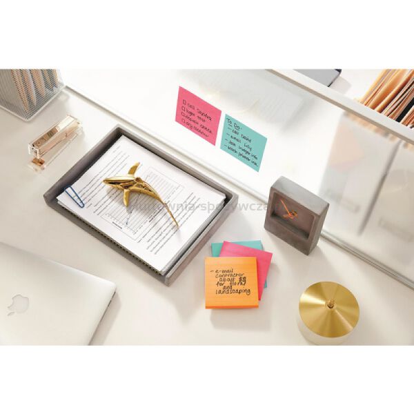 Post-It Karteczki samoprzylepne Super Sticky Z-Notes, COSMIC, 76x76mm, 6x90 kart.  - 5