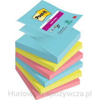 Karteczki Samoprzylepne Post-It Super Sticky Z-Notes, Cosmic, 76X76Mm, 6X90 Kart.