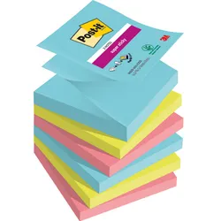 Post-It Karteczki samoprzylepne Super Sticky Z-Notes, COSMIC, 76x76mm, 6x90 kart. 