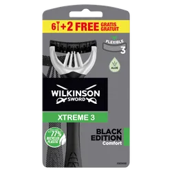 Wilkinson Sword Xtreme3 Black Edition 6+2