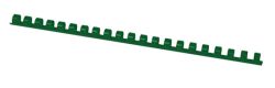 Grzbiety do bindowania OFFICE PRODUCTS, A4, 12mm (95 kartek), 100 szt., zielone