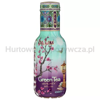 ARIZONA Napój Green Tea z miodem i śliwką 450 ml