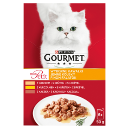 Gourmet Mon Petit Mix Drobiowy 6X50