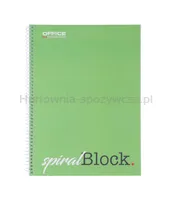 Kołonotatnik OFFICE PRODUCTS, A4, w kratkę, 80 kart., 70gsm - 3