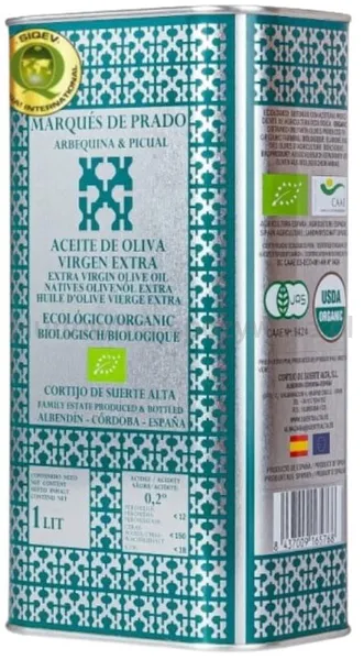 Oliwa extra virgin puszka BIO 1l