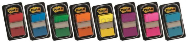 Zakładki indeksujące POST-IT® (680-B2EU), PP, 25,4x43,2mm, 2x50 kart., niebieskie - 9
