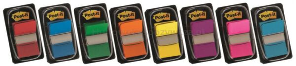 Zakładki indeksujące POST-IT® (680-B2EU), PP, 25,4x43,2mm, 2x50 kart., niebieskie - 9