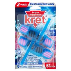 Kret Kostka Wc Color Power Water Lily 2X40G