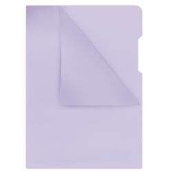 Donau Obwoluta typu L, PP, A4, krystal, 180mikr., fioletowa 
